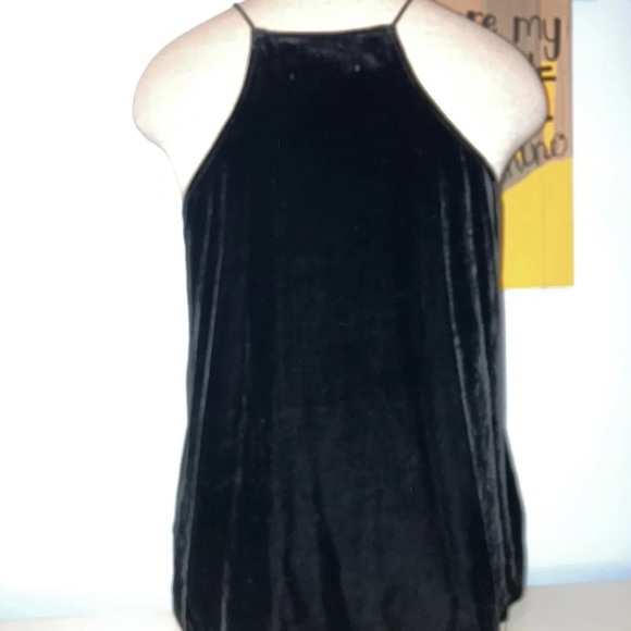 Johnny Was Love Black Velvet Large Tank Cami Blouse - Picture 3 of 5